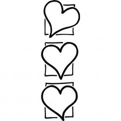 Holz Stampel Herz 
