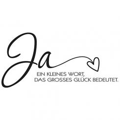Ja ein kleines Wort 