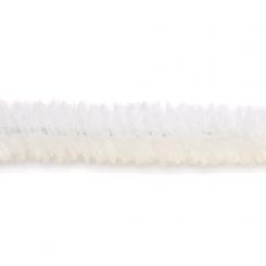 Chenilledraht weiß 