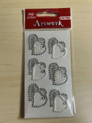 Art-Work Sticker "Dppelherzen" 