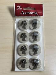 Art-Work Sticker "Hochzeitspaar" 