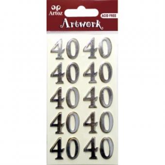 Art-Work Sticker "40" 