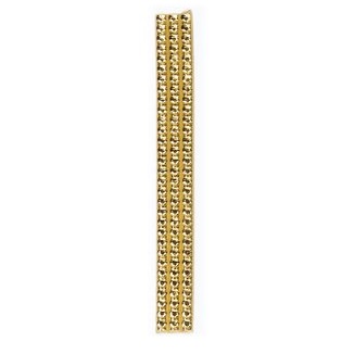 Perlstreifen gold   3mm 